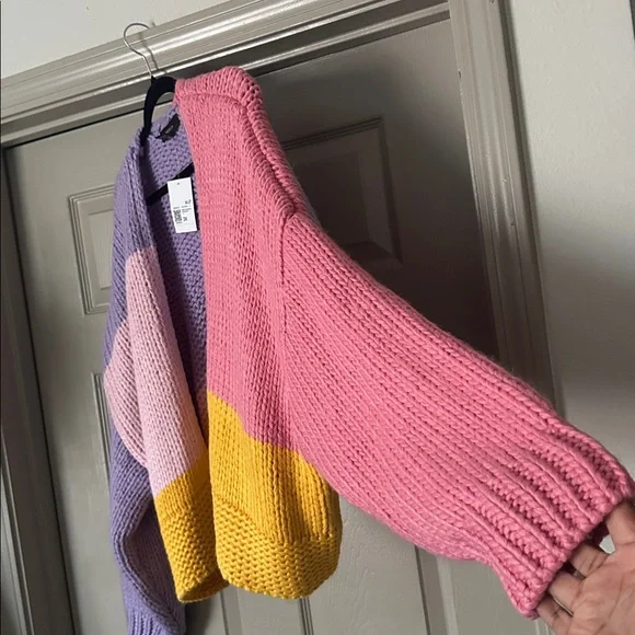 Forever 21 | Colorblock Open-Front Cardigan - Picture 4 of 6